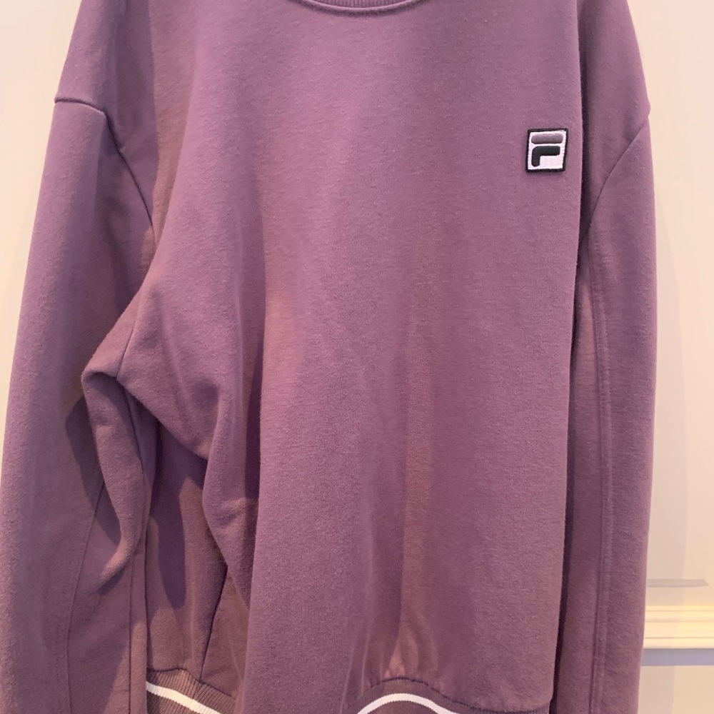 Purple long sleeve tee